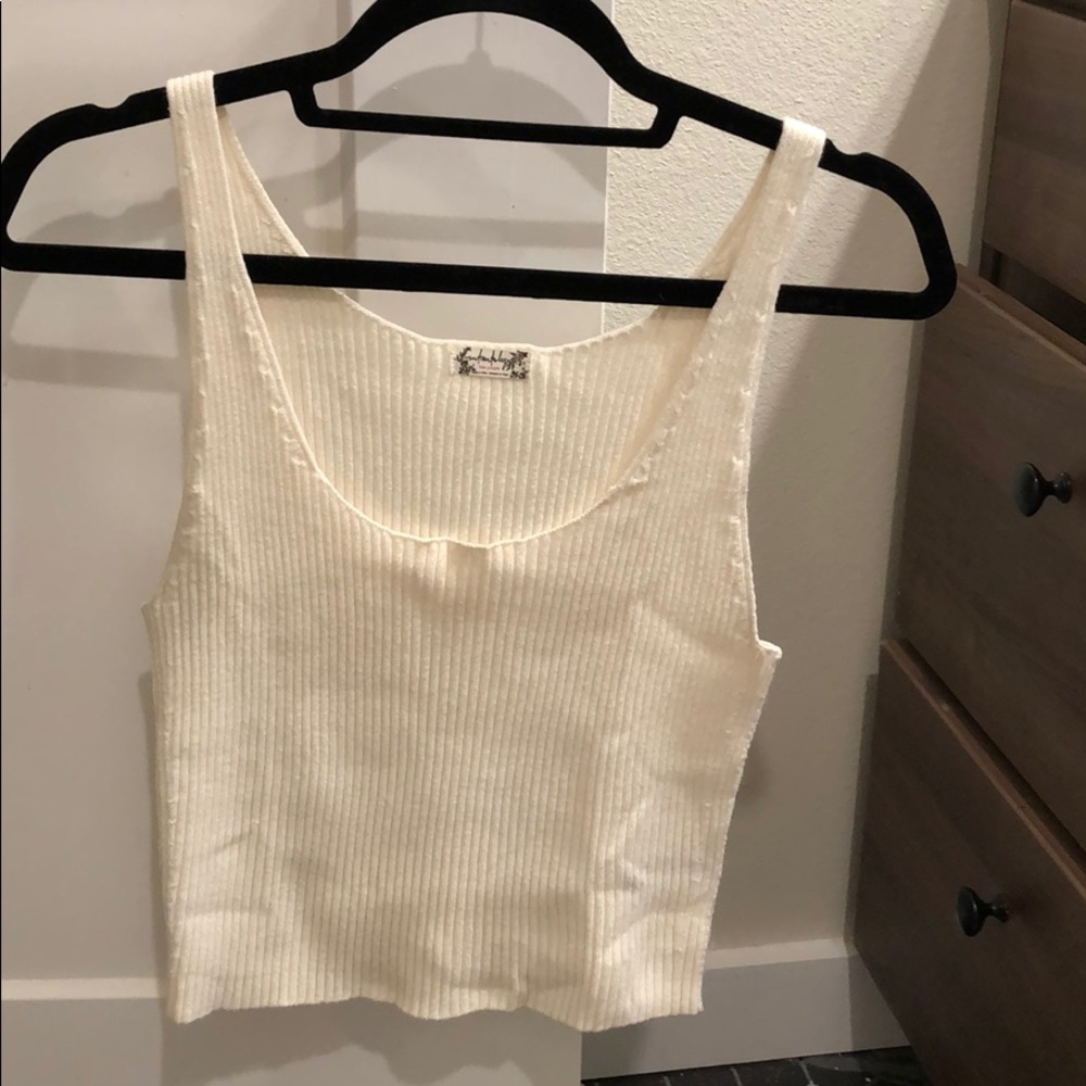 Free people cream tank